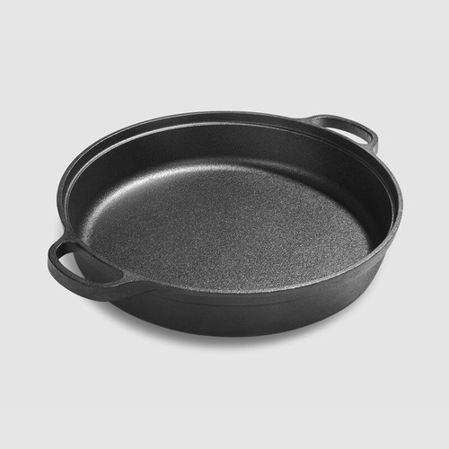 Pre seasoned cast iron grill - seasoned,