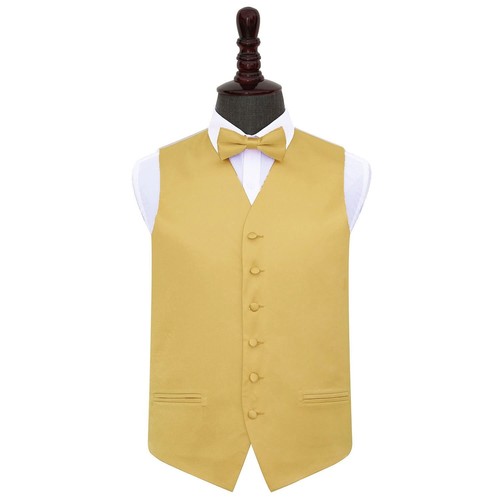 Gold plain satin - solid, mens