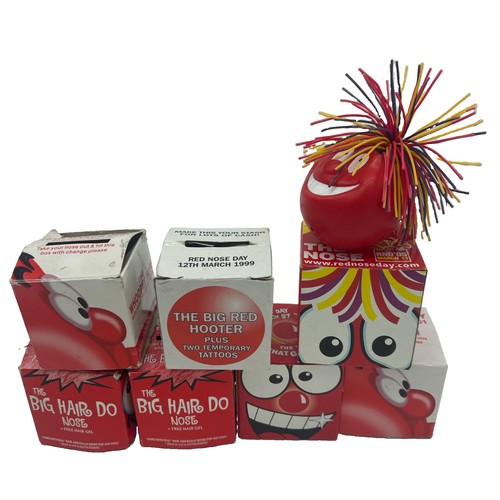 Vintage red nose day - red,