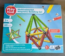 Multicoloured Magnetic Building Set Toy Play hive Puzzle magnet Kids Xmas gift