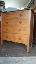 Antique sold oak - oak, chest