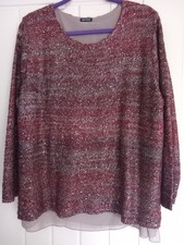 Gerry Weber oversized sparkly slouch jumper. 48" chest.