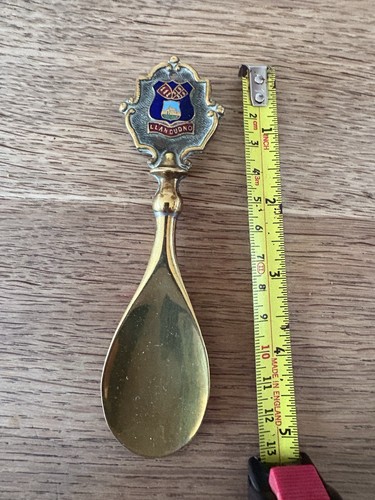 Themed vintage brass shoe horn - brass,