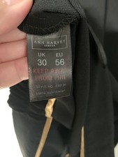 Women's Plus Size 30 Classic Black Formal/Work Trousers by Ann Harvey 