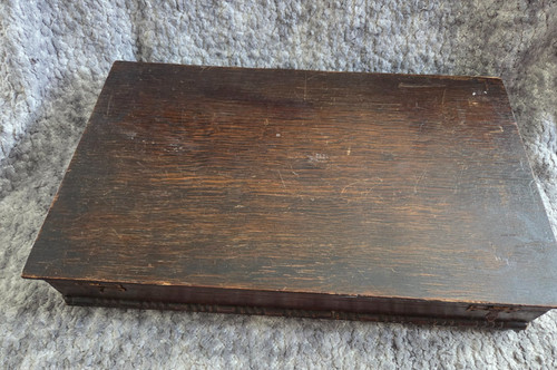 Vintage empty cutlery canteen - empty,