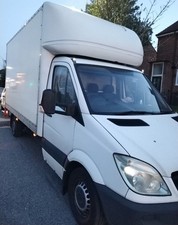 Van and man with - van,
