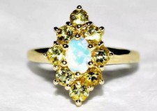 9ct Gold Australian Jelly Opal