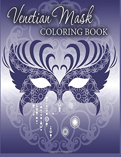 Venetian mask coloring book - venetian,