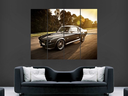 Ford mustang gt500 art - art, wall