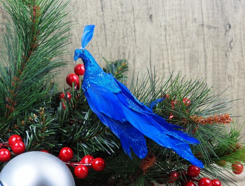 Clip christmas birds blue - christmas,