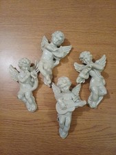 Decorative Wall Cherubs  Made From Plaster