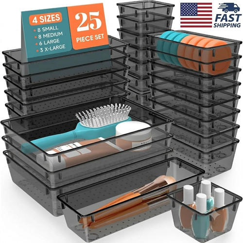 25pcs drawer organizer tray - 25pcs,