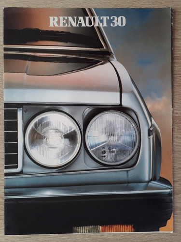 Renault saloon brochure - 30, tx