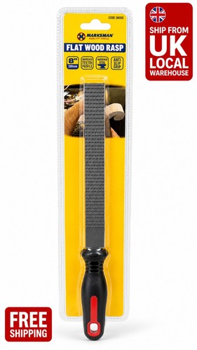 Flat wood rasp 200mm 8in - rasp, hand