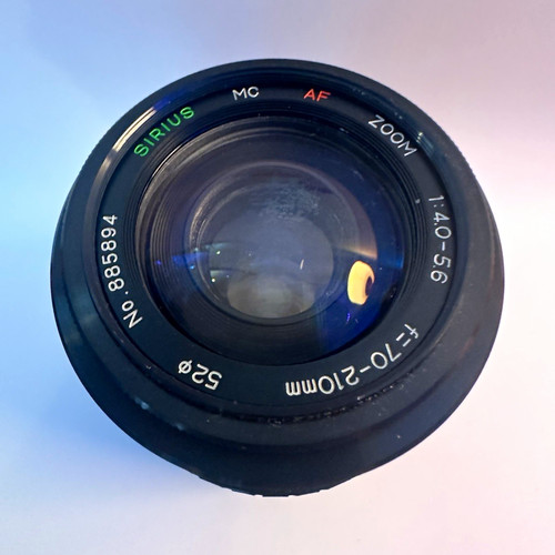 Sirius 210mm 0 5 6 - sirius, 70-210mm