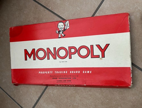 Waddingtons monopoly 1960s - waddingtons,