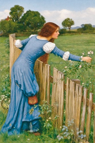 Pre raphaelite art the flower - art:,