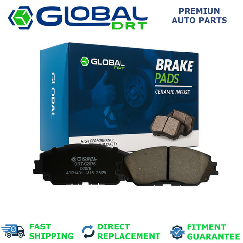 Front ceramic brake pads - brake, for