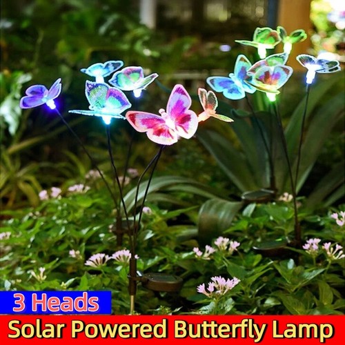 Head solar powered butterfly - head,
