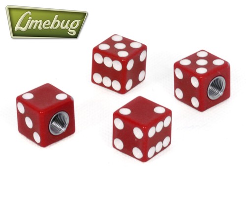 Red dice valve - dice, (x4)
