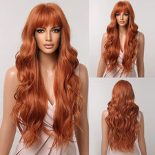 Ginger Curly Synthetic Wigs