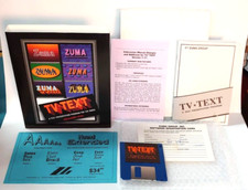 TV Text Program zuma Commodore Amiga 500, 1000, 2000 Program on 3.5" disk 512K