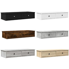 Wall-mounted 2 Drawer Shelf