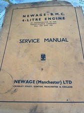 Newage Austin BMC 4 Litre Engine Service Manual :Massey Harris Combine 726/780