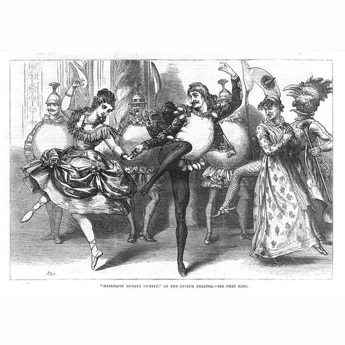 Scene from harlequin humpty - from, 'harlequin