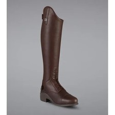 Premier Equine Ladies Regular Vallardi Leather Field Tall Riding Boot in Brown