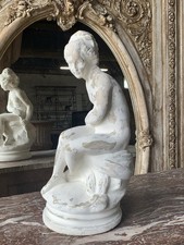 Plaster Figurine Signed