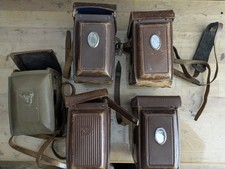 Rolleiflex 3.5 TLR Genuine Leather Case Parts/Repair Job Lot