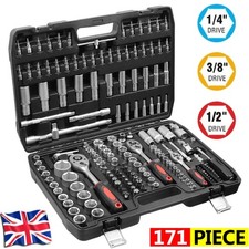 171Pcs Socket Set 1/2" 3/8"
