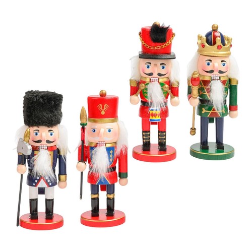 Wooden nutcracker soldier - wooden,