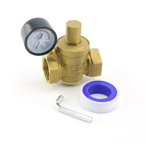 Brass water pressure - pressure, reducing