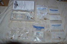 Small job lot of Triumph Carburettor Jets & Needles. + Bonneville Dynojet pack