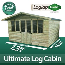 12X10 ULTIMATE LOG CABIN