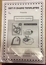 Get in Shape Background & Border Templates - Card Making/Scrapbooking