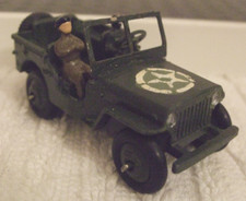 DINKY MILITARY MODEL (MILITARY U.S JEEP & FIGURES) No 153a/USED/VERY CLEAN