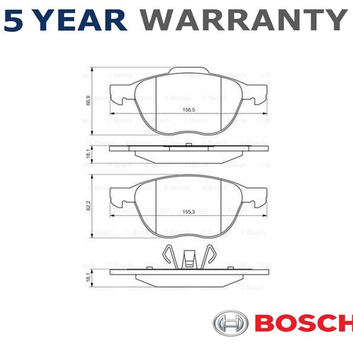 Bosch front brake pads - bosch,