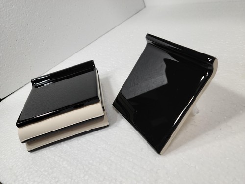 Daltile black ceramic - ceramic, subway