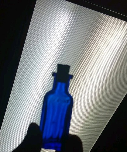 Old cobalt poison bottle - old, bottle☆