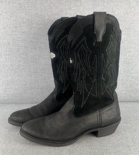 Harley davidson black leather - harley,
