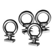 4x Stainless Steel T Bolt Eye Nut Tie Down Rings for