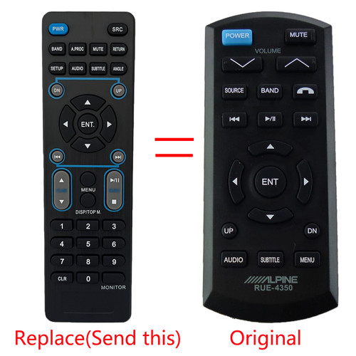 Remote control for alpine - remote,