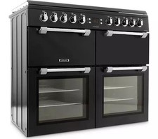 Leisure CC100F521T Range Cooker  Chefmaster 100cm Dual Fuel in Black GRADE B