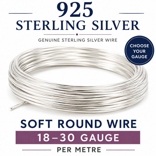 925 sterling silver - 925, round
