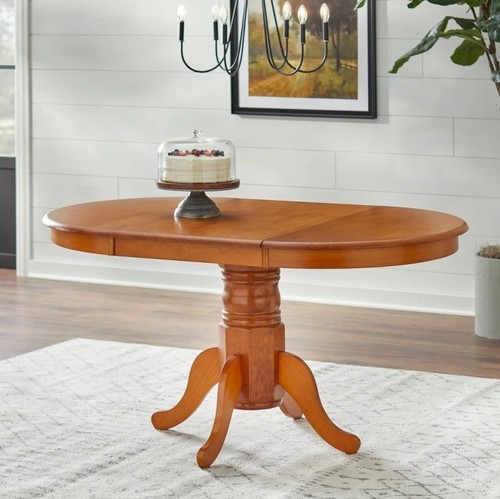 Oak finish country style seats - style,