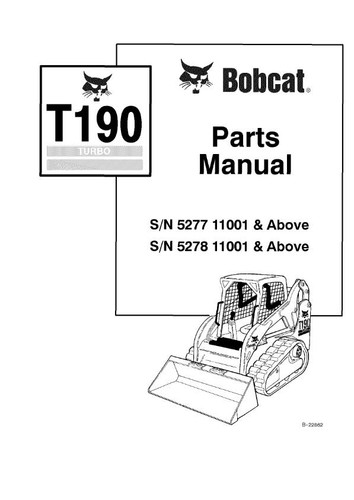 Bobcat t190 parts - bobcat,