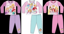 Girl's DISNEY PRINCESS Pyjamas / PJs in a Choice of 3 Styles - 18 months-5 years